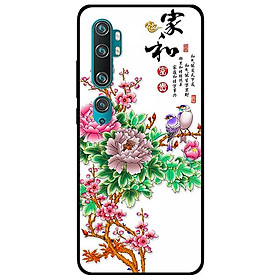 Ốp lưng dành cho Xiaomi Mi Note 10 Pro mẫu Hoa Mẫu Đơn