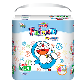 Tã Quần Goon Friend Doremon Mới Gói Cực Đại M54 (7Kg ~ 12Kg)