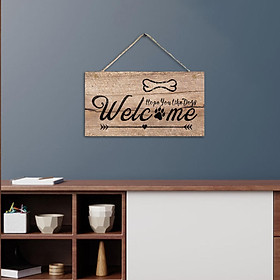 Welcome Sign Porch  Farmhouse Door Sign Hanging Plaque Wall Art for Easter Wedding Party Window Door Decoration Housewarming Gift