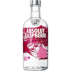 Rượu Vodka Absolut Vị mâm xôi Raspberri 700ml 37% - 39% - Không kèm hộp