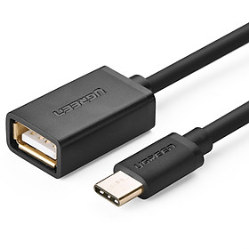 Mua Dây chuyển đổi USB Type-C sang USB 2.0 truyền dữ liệu và sạc mạ vạng dài 15cm - Hàng chính hãng