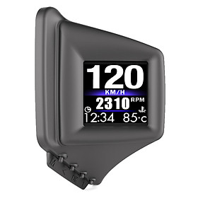 Car HUD Display, OBD+GPS Smart Gauge High Definition Speedometer Car Diagnostic Tool OBD Fault Code Elimination Safe