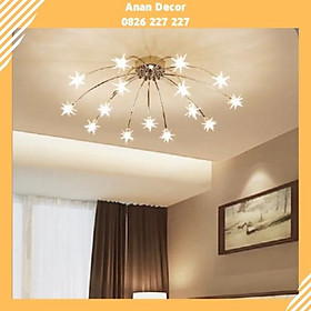 Đèn chùm hiện đại nhiều ngôi sao nhỏ trang trí khách sạn, phòng khách THCN 65-20; THCN 68-20; THCN 69-20