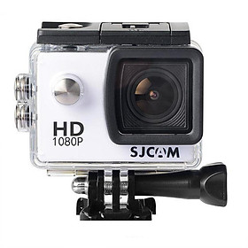 Máy ảnh hành động SJCAM SJ4000 1080p FHD 16MP 2.0 "LCD Màn hình 30M Mũ bảo hiểm không thấm nước Máy ghi hình Cam Lặn Selfie DV Màu sắc: Trắng