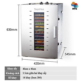 Mua TP. HCM Máy sấy thực phẩm Septree 16 khay