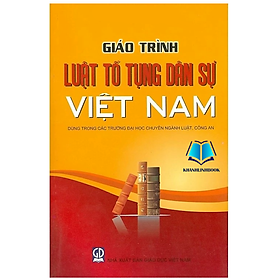 Hình ảnh sách Sách - Giáo Trình Luật Tố Tụng Dân Sự Việt Nam (Dùng Trong Các Trường Đại Học Chuyên Ngành Luật, Công An)