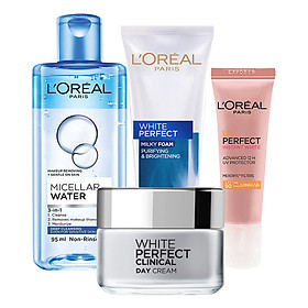 Bộ Chăm Sóc Da Ban Ngày Hoàn Hảo L'Oréal Paris (4 Món)