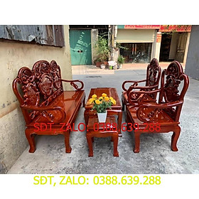 Bộ bàn ghế guột gỗ nhãn