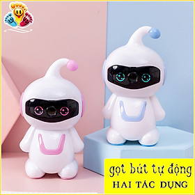 Nơi bán Gọt bút chì tự động hình Robot dễ thương cho bé vừa có thể làm đồ chơi để bàn học E404 - Giá Từ -1đ