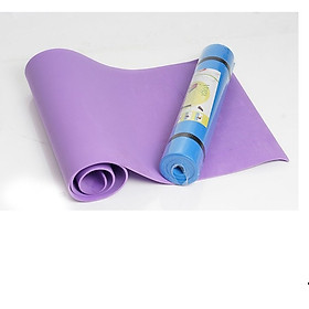 Thảm Tập Yoga PVC 173x61x0,5 Cm Tặng Kèm Túi Đựng Hàng Cao Cấp - Giao màu ngẫu nhiên