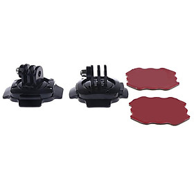 2pcs 360° Rotating Swivel Helmet Surface Mount for GoPro Hero 2 3+ 4 Camera