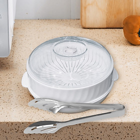 Mua Xửng hấp dùng trong lò vi sóng ( tặng gắp inox hình bướm)