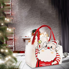 Santa Claus Gift Bag  Bag Merry Christmas Decoration Xmas Present Toys Xmas Bag Goodies Bag for Festival Party