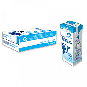 Thùng 48 hộp sữa tươi tiệt trùng Lothamilk ít đường ( 180ml/hộp )