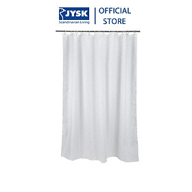 Rèm phòng tắm | JYSK Hagby  | polyester | trắng | R150xD200cm