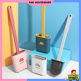 Mua {HÀNG MỚI VỀ}Bàn chải silicon cọ rửa nhà vệ sinh/nhà tắm đa năng thông minh siêu sạch vệ sinh nhà cửa