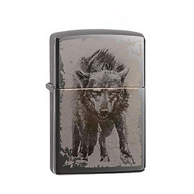 Bật Lửa Zippo 49073 – Zippo Wolf Design Black Ice