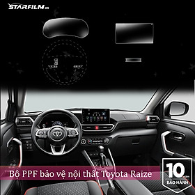 Toyota Raize 2022 PPF TPU nội thất chống xước tự hồi phục STARFILM