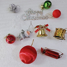 Mua Set 10 Món Phụ Kiện Nhí E22 Trang Trí Noel Treo Cây Thông