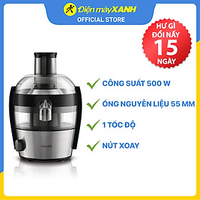 Máy Ép Trái Cây Philips HR1836 (500W) – Hàng chính hãng
