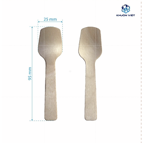 Túi 100 cái muỗng dùng ăn kem yaourt/sữa chua