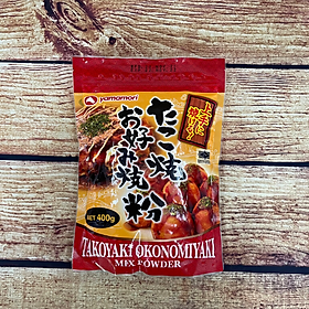 Bột Takoyaki Okonomiyaki Mix Powder { Yamamori } 400G | Bột làm bánh bạch tuộc Takoyaki / Bánh xèo Nhật Bản