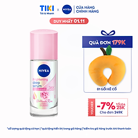 Lăn Ngăn Mùi Nivea Serum Trắng Mịn Hương Hoa Hồng Hokkaido (40ml) 85301