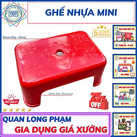 Ghế Ngồi Thấp - Nhựa Tốt - Giá Rẻ - Ghế Cho Trẻ Em - Ghế Ngồi Làm Bếp ️ Giá Sỉ Tận Xưởng ️ Ghế Nhựa Mini