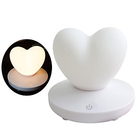 2PCS White Heart USB Silicone cạo phòng khách Phòng khách Phòng khách Đèn trắng Trang trí trang trí Ngày trang trí Đèn đèn LED Đèn đèn chiếu sáng