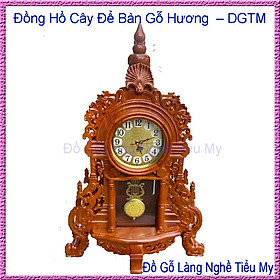 Mua Đồng hồ Cây để bàn gỗ hương cao cấp 70x50x15cm