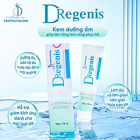 Kem Dưỡng Ẩm, Phục Hồi Da D-REGENIS 50g Đặc Biệt Cho Da Nhạy Cảm, Da Khô, Da Lão Hóa Thiếu Ẩm, Da Chàm Và Viêm Da Cơ Địa