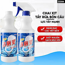 Mua Chai Xịt Tẩy Rửa Bồn Cầu Nhà Vệ Sinh Làm Sạch Bóng Vòi Sen Hoặc Các Bề Mặt Inox Trong Toilet An Toàn Khi Xịt Dùng GG008