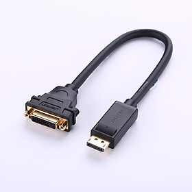 Mua Cáp chuyển đổi DisplayPort (20 pin) cổng đực sang DVI-I (24+5) cổng cái dài 15CM UGREEN 20405 - Hàng chính hãng