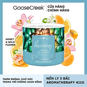 Mua Nến ly 3 bấc Aromatherapy Goose Creek (411g) - Honey & Wildflower