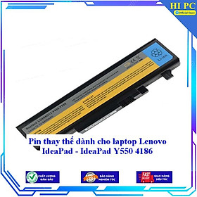 Pin thay thế dành cho laptop Lenovo IdeaPad - IdeaPad Y550 4186 - Hàng Nhập Khẩu