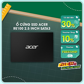 Ổ cứng SSD Acer RE100 2.5 inch SATA 3 tốc độ đọc 560MB/s 128GB/256GB/512GB - Hàng chính hãng bảo hành 5 năm
