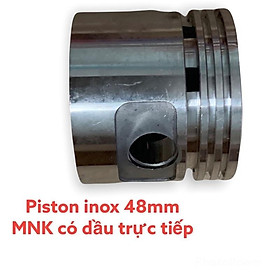 [Freeship] Piston inox đường kính 48mm dùng cho máy nén khí ,bơm hơi máy nén khí có dầu trực tiếp,PT48