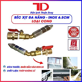 Mua Béc vòi xịt rửa vệ sinh bảo dưỡng máy lạnh điều hoà loại LOẠI CONG có chỉnh tia đa năng - Điện Lạnh Thuận Dung