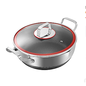 Mua Chảo chống dính vân tổ ong inox 316 công nghệ Đức hàng nội địa Trung Quốc nấu được các loại bếp