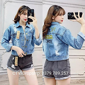 Áo khoác jeans nữ