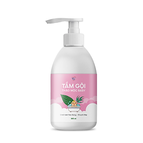 Tắm gội Thảo mộc Baby chiết xuất Trầu Không và Khuynh diệp 500ml BuB&MuM