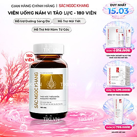 Viên uống đẹp da - chống lão hóa - nám sạm tàn nhan Sắc Ngọc Khang Vi Tảo Lục Hộp 180 Viên