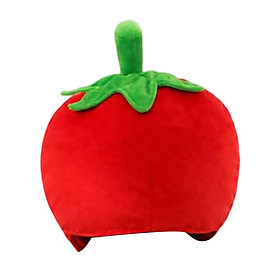 Strawberry Headgear Sleeping Pillow Toy Costume Accessory for Birthday Gifts