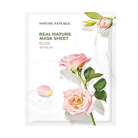 Combo 5 mặt nạ giấy dưỡng da cùng loại Nature Republic Real Nature Mask Sheet 23ml/miếng