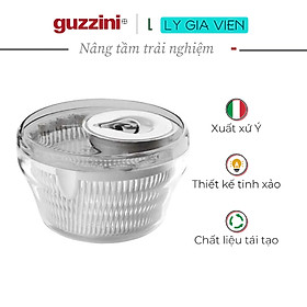 Mua Rổ Quay Vắt Rau Guzzini Salad Spinner 28cm - Chất Liệu Nhựa Trong - An Toàn Với Máy Rửa Chén