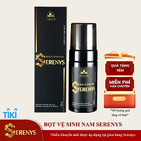 Dung dịch vệ sinh nam Serenys dạng bọt 100ml - Khử mùi hôi ở nam