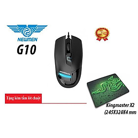 Mua Chuột Newmen Led G10 Có Dây + Miếng Lót Chuột Game - VL