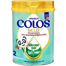 Sữa bột Vinamilk ColosGold 2 Hộp thiếc 800g