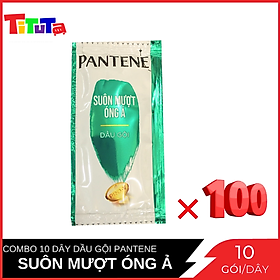 Combo 10 Dây Gội Pantene Suôn Mượt Óng Ả Dây 10 Gói