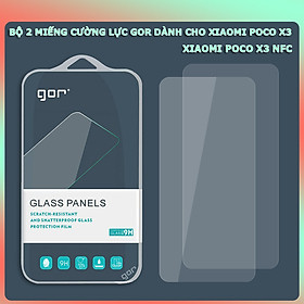 Mua Bộ 2 Miếng Kính Cường lực Gor cho Xiaomi Poco X3 / Poco X3 NFC - Full Box - Gor - Hàng nhập khẩu